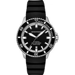 Emporio Armani Automatik / 3 Zeiger Datum Sea Explorer AR60086 - schwarz - 42mm
