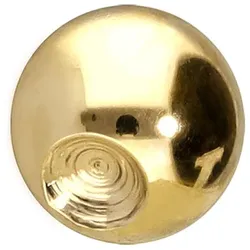 14/18 Karat Gold Klemmkugel
