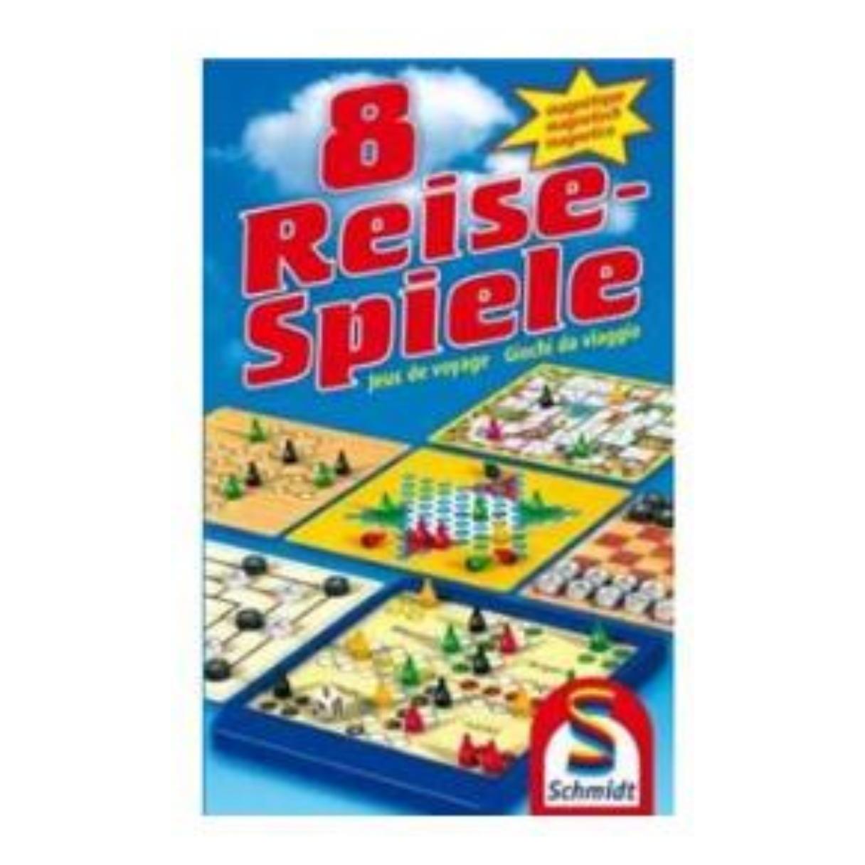 Schmidt Spiele 8 Reise-Spiele - Magnetisch (Deutsch, 1 - 4 Spieler) (49102)