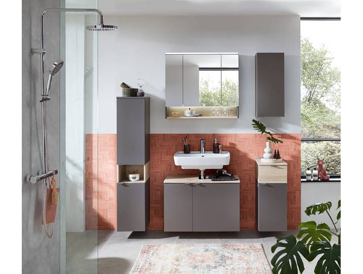 Meuble midi 30 x 142 x 33cm Gris