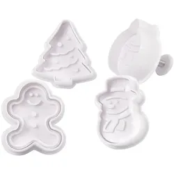 Creativ Company Winter, Ausstechformen, Weiss
