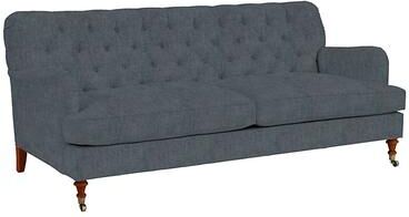 Maggie 83 Inch Sofa - Stocked - Bennett Slate Crypton - Ballard Designs
