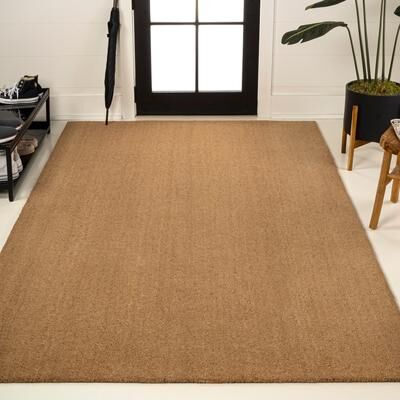 JONATHAN Y Classic Natural Coir Indoor/Outdoor Mat