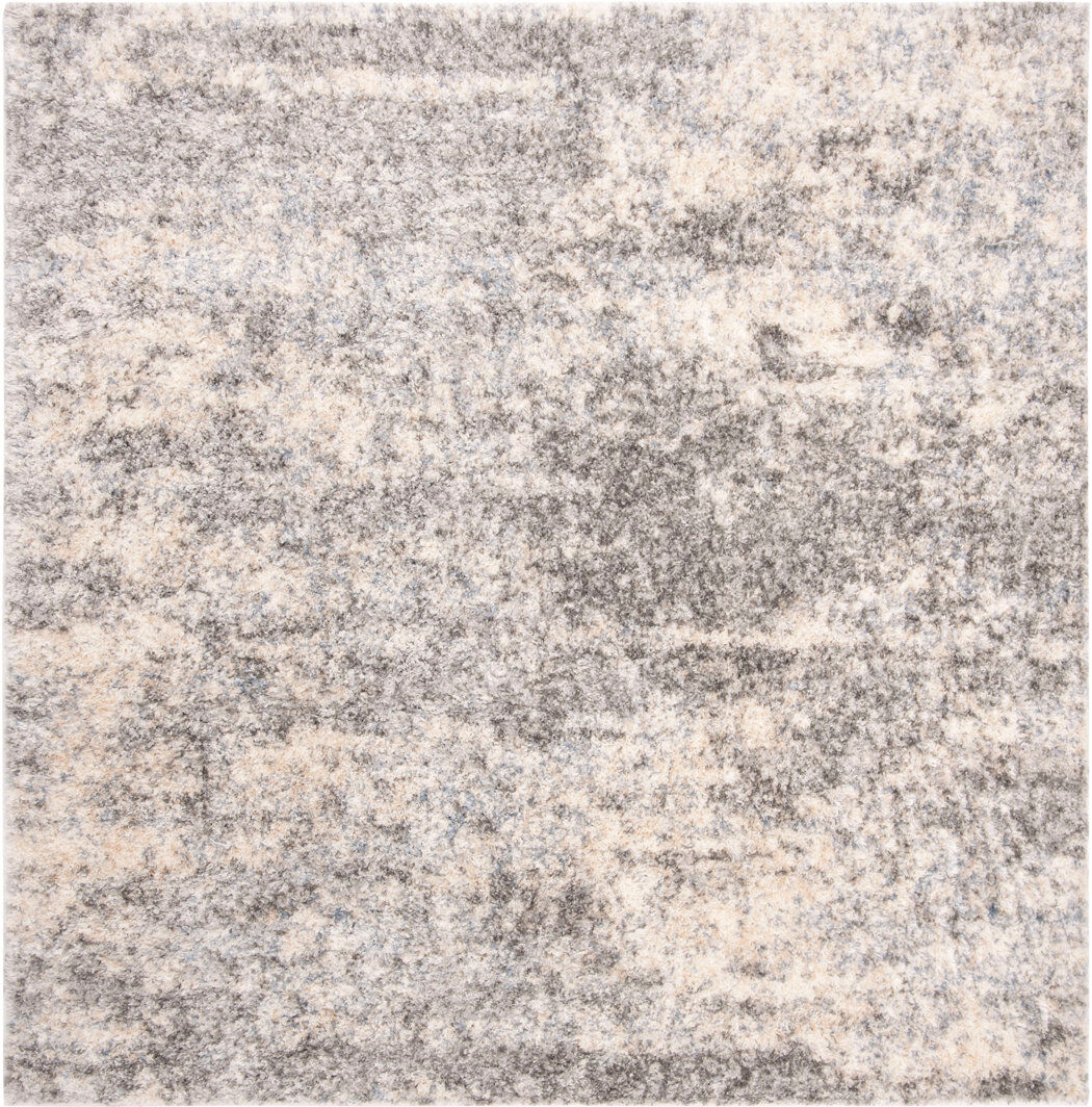 Etta Avenue Caius Area Rug Neautral/Blue Square 160cm