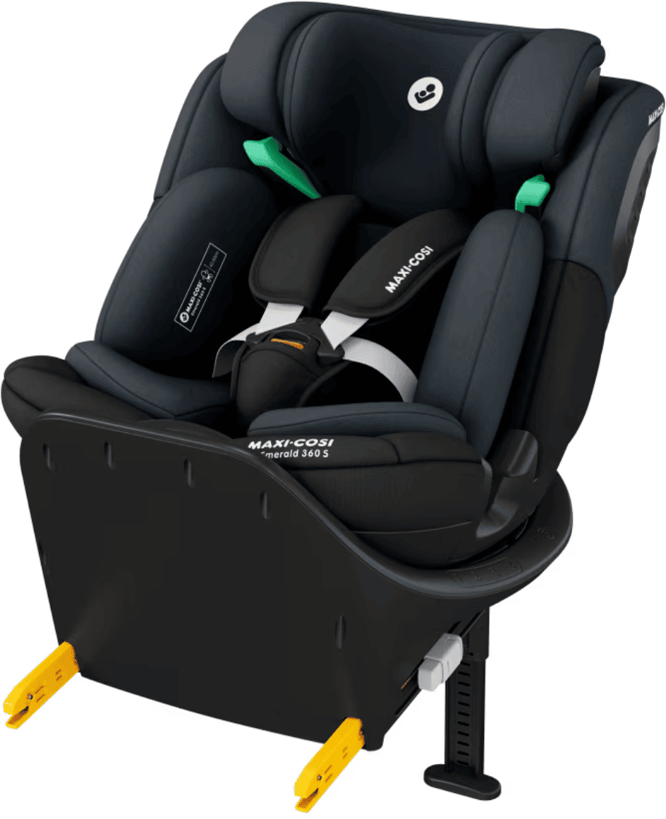 Maxi Cosi Silla de Coche Emerald 360 S i-Size  - Tonal Black