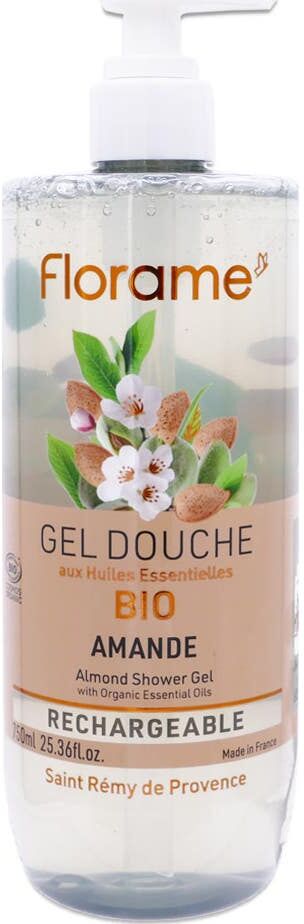 FLORAME Gel de Ducha Bio Almendra Recargable Bio 750 ml
