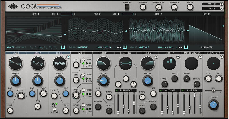 Universal Audio Opal Morphing Synth. Native
