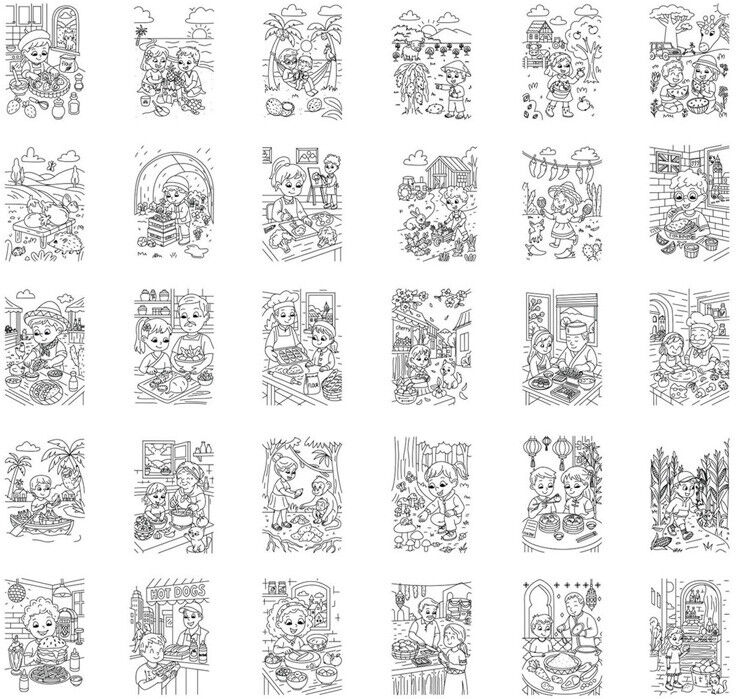 Tablette à dessin lumineuse Kidydraw Food Around the World - Kidywolf