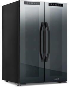 Newair Shadow Series Wine and Beverage Refrigerator, 12 Bottles & 39 Cans