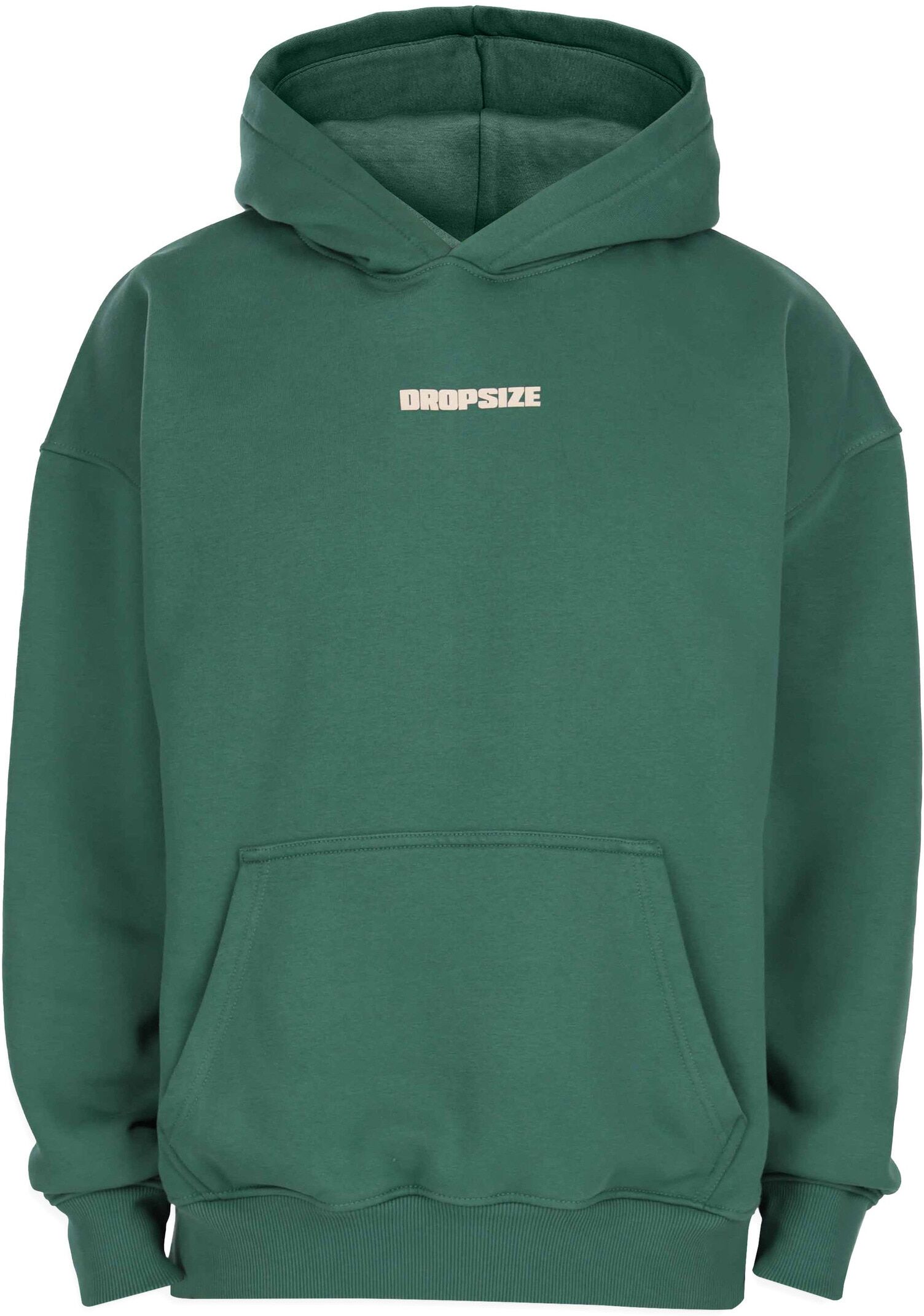 Kapuzenpullover DROPSIZE "Dropsize EXCLUSIVE HOODIE", Herren, Gr. L, grün (washed grün), 70% Baumwolle, 30% Polyester, mehrfarbig, oversize, ohne Ausschnitt, Pullover Kapuzenpullover