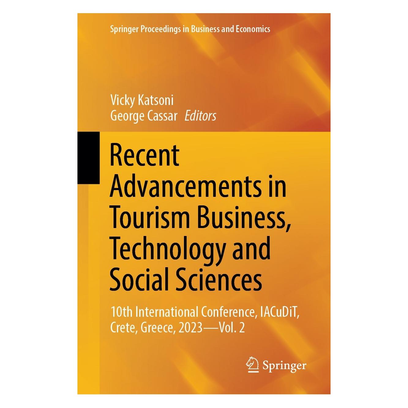 Springer Recent Advancements in Tourism Business, Technology and Social Sciences (Englisch, Hardcover, George Cassar, Vicky Katsoni) (9783031543418)