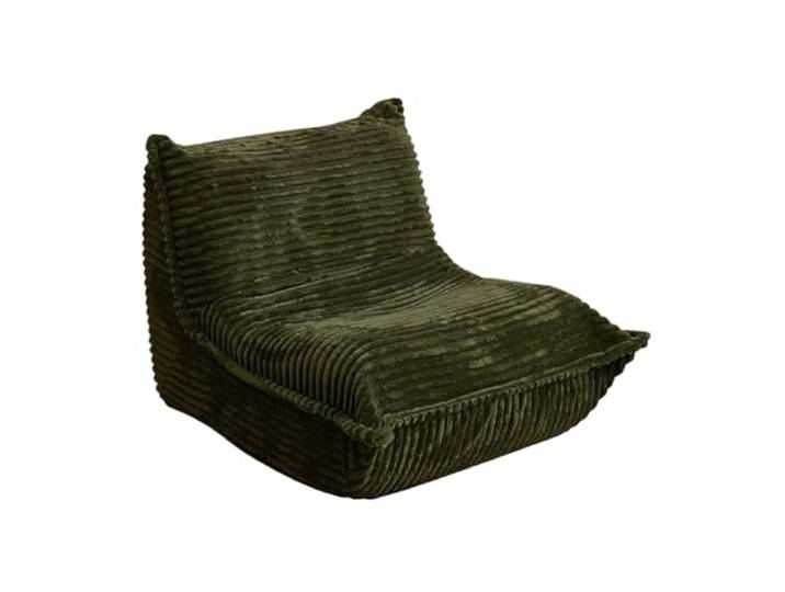 Xumh2024-3 Sitzsack Lazy Sofa-Stuhl for Schlafzimmer und Balkon, verstellbare Bodencouch, Einzel-Lounge-Sitz(Green)