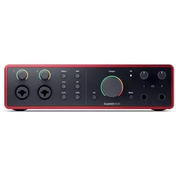 Focusrite Scarlett 16i16 4th Gen, Audio Interface, Schwarz, Rot
