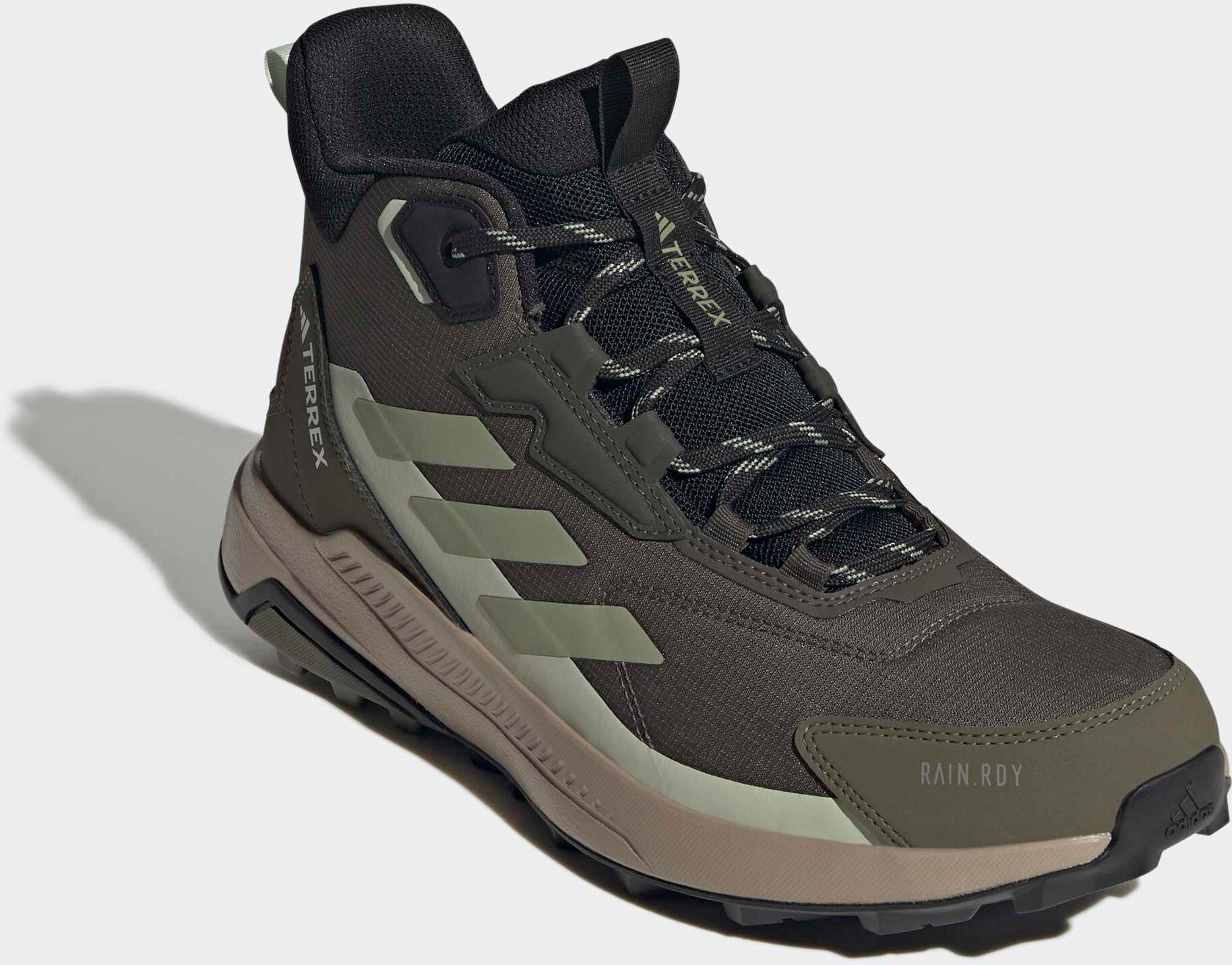 Adidas TERREX "ANYLANDER MID RAIN.RDY" wasserdicht shadow olive, tent grün, halo grün 46