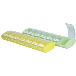 Wepa 1x7 Wochenbox Farbig Sortiert/pastell 1 St