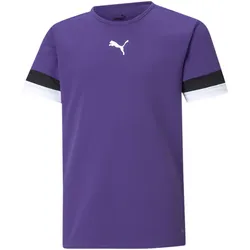 PUMA teamRISE Trikot Kinder prism violet/black/white 140