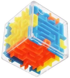 Uplifted Finds 3D Maze Magic Cube Six sided Transparent Speed Puzzle 1 Pc Cube