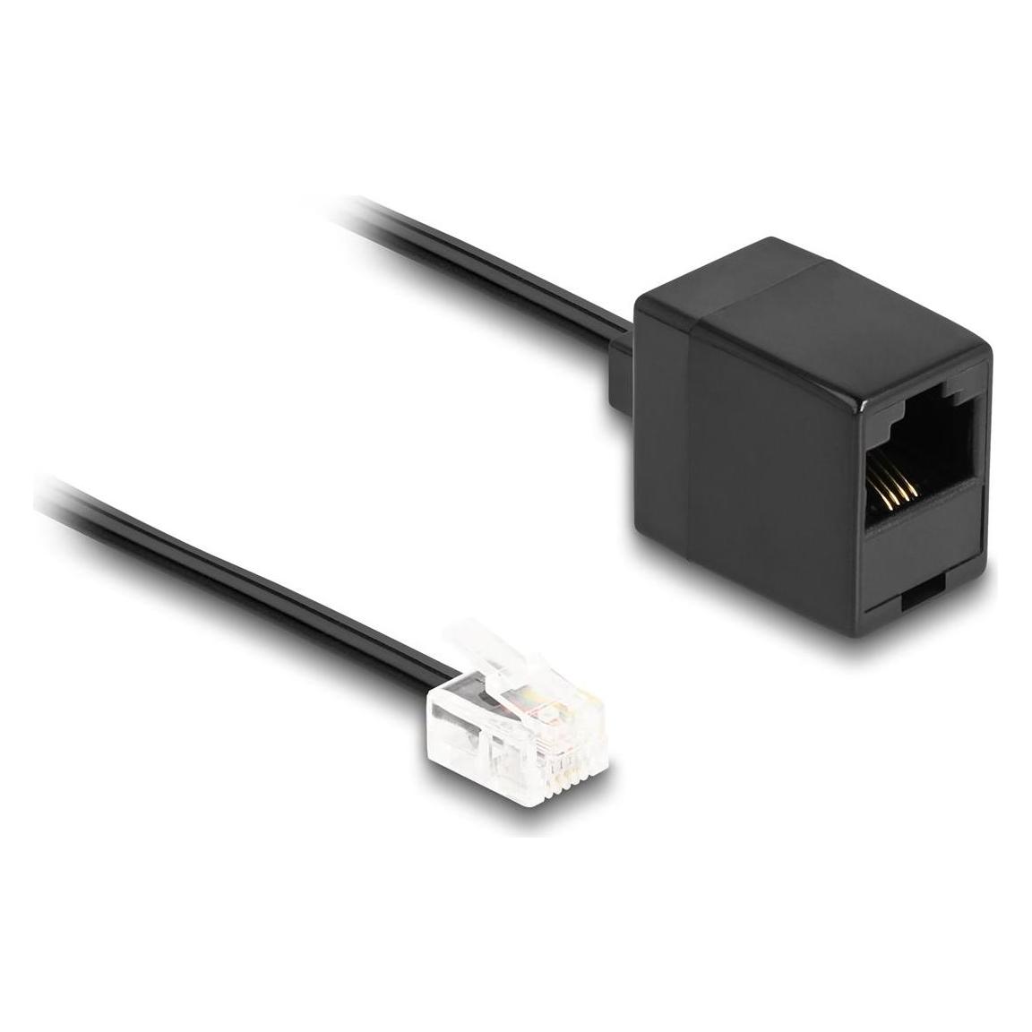 Delock Telefonkabel RJ11 Stecker zu RJ45 Buchse (88092)
