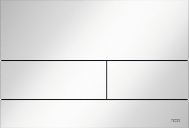 TECEsquare II Metall Betätigungsplatte 9240832 weiß glänzend RAL 9016