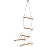 Outdoor Strickleiter, Gartenspielgerät weiß/holz