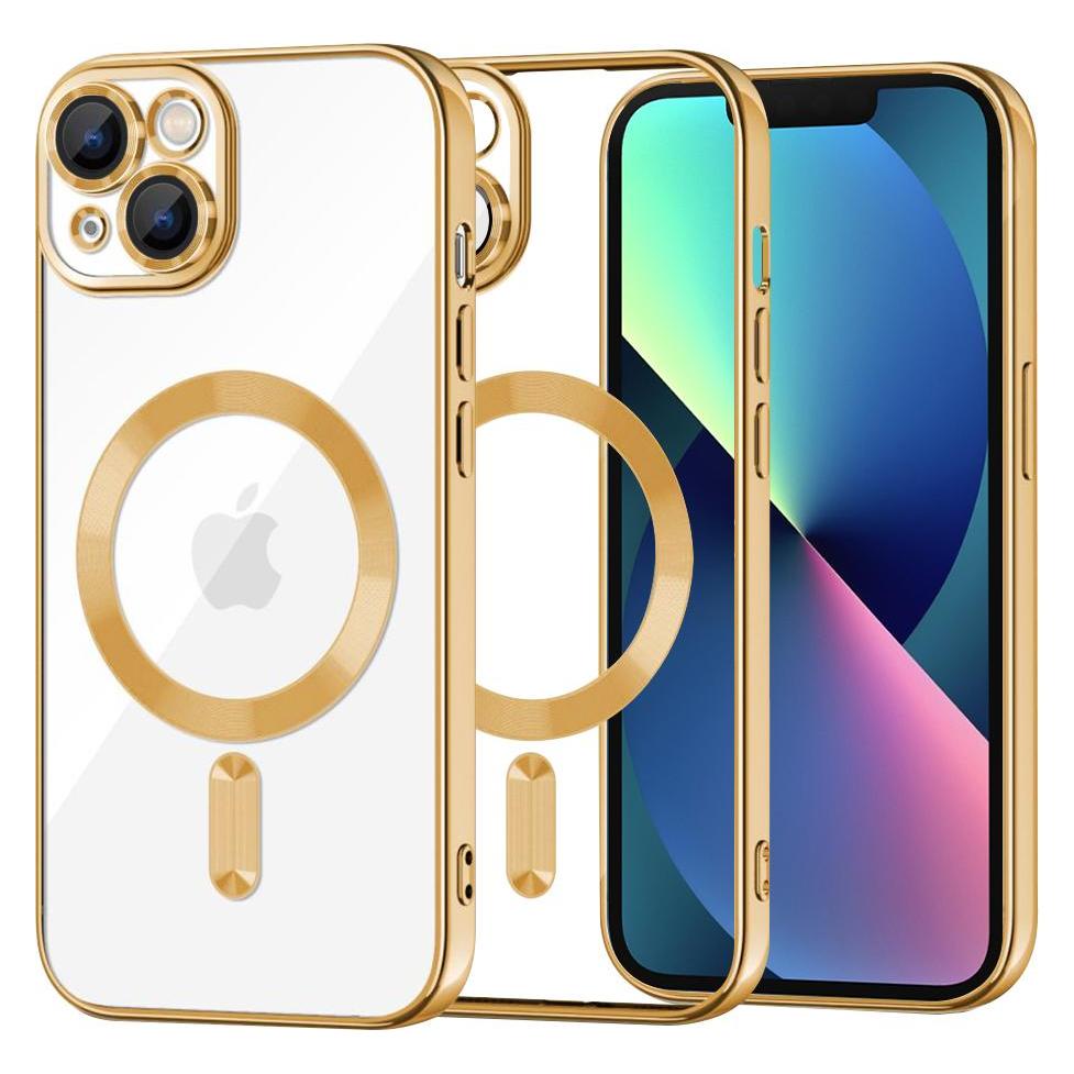 Techsuit - Luxury Crystal MagSafe - iPhone 13 - Gold (Apple iPhone 13) (56348916)