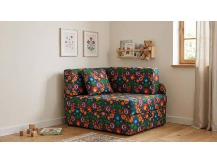 Family Meble Kinder-Schlafsofa Denis Design mit Bettkasten, ausziehbar – Variante M 70