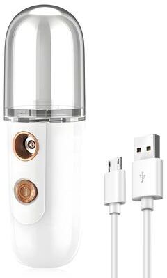 Uplift Essentials Nano Rechargeable Facial Sprayer & Humidifier white