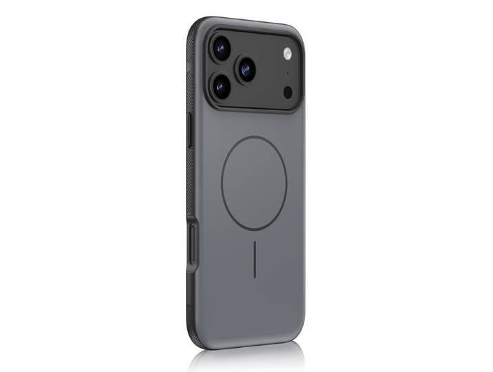 IM-CHEN Coque iPhone 18 Promax, Compatible 17 Promax, Toucher Doux pour la Peau, Cadre Antidérapant, Version Magnétique MagSafe, Noir, 1 Pièce