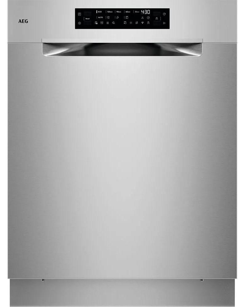 AEG GU8200A2SGM, Teilintegriert, Standardgröße (60 cm), Edelstahl, Edelstahl, Weiß, Touchsteuerung
