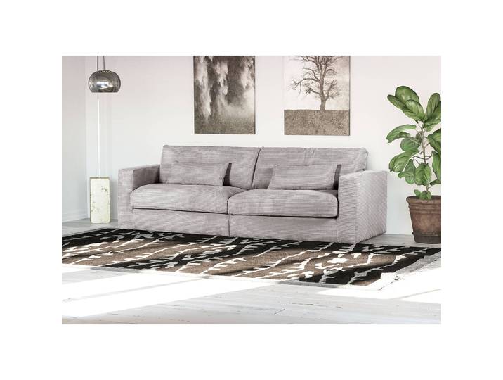 Bigsofa Izumo Grau Cordstoff Coco 100cm Modern