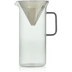 AdHoc Kaffeebereiter IMPACT Glas, Kaffeebereiter, Grau