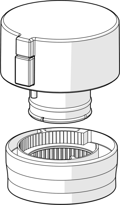 Hansa Temperatureinstellgriff zu 6465 59914120 59914120