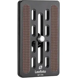 Leofoto QP-70N QR Plate (Stativ Schnellwechselplatte), Stativ Zubehör, Schwarz