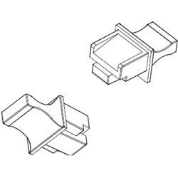 EFB 37525.2-100 RJ45 Blindstopfen schwarz, VPE100 375252100