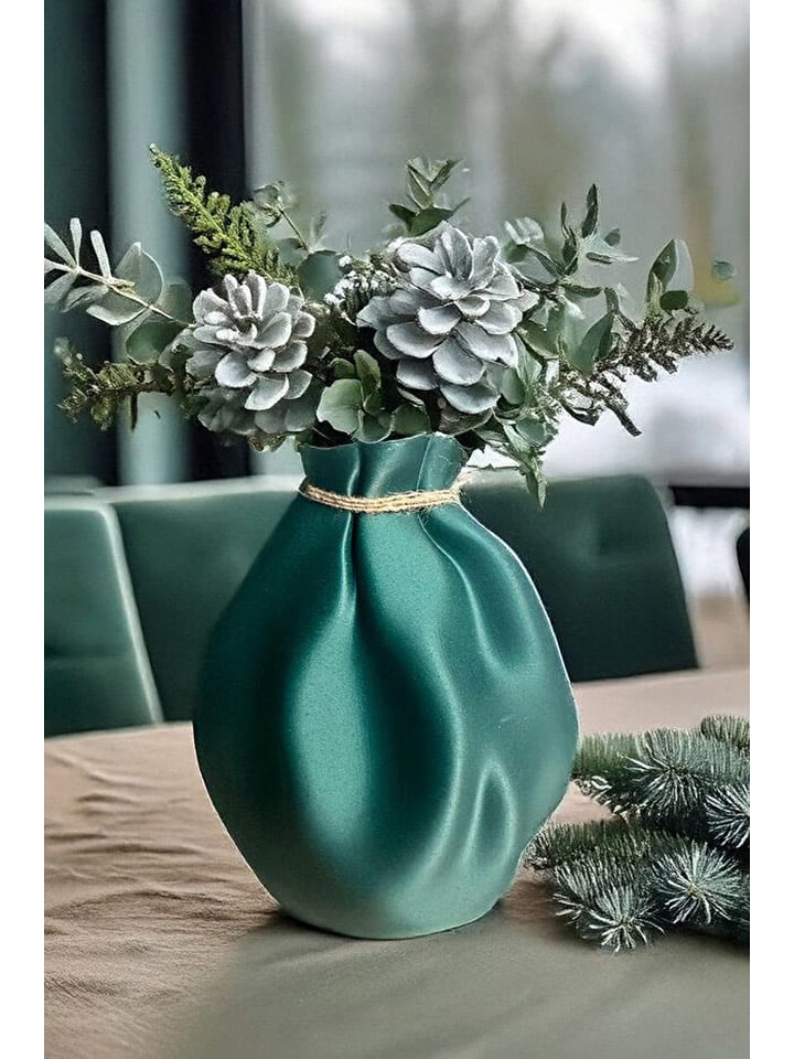 ABERTO DESIGN Vase in Petrol - (H)20 cm - onesize