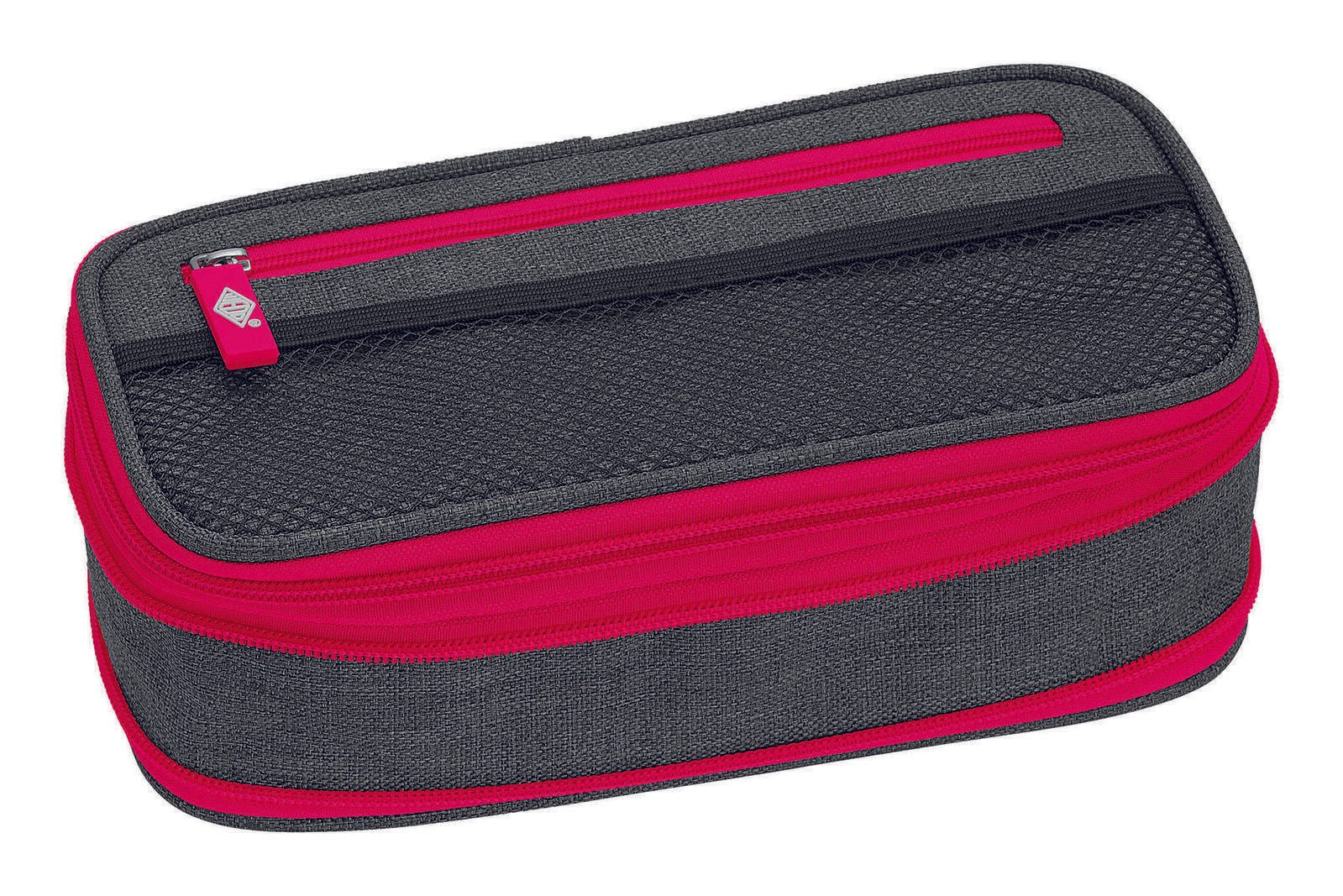 WEDO Schlampermäppchen neonrosa/grau 24244009