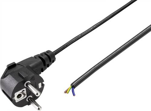 Sygonix SY-5044220 Strom Anschlusskabel Schwarz 1.50m