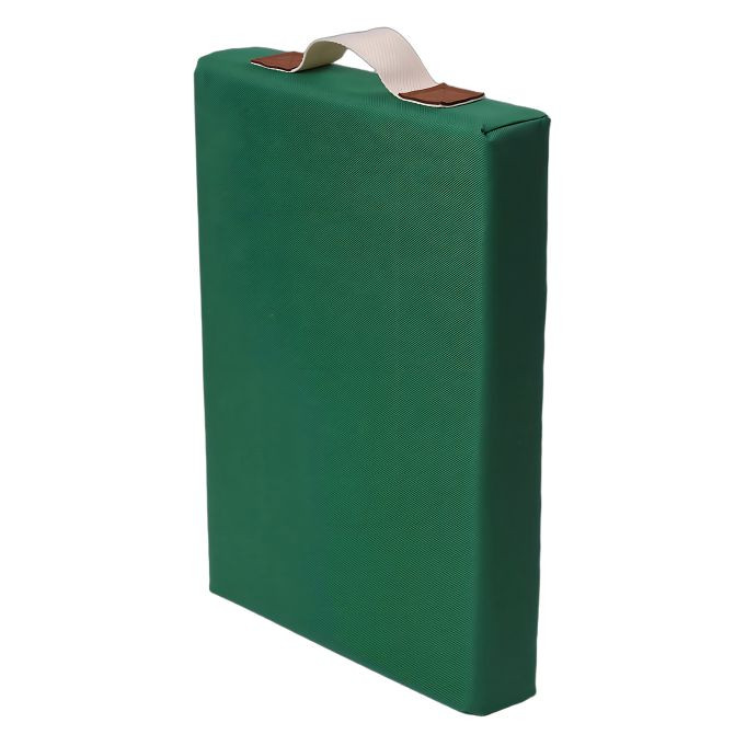 Relaxdays Gewatteerd kniekussen voor tuinieren, groen, polyester