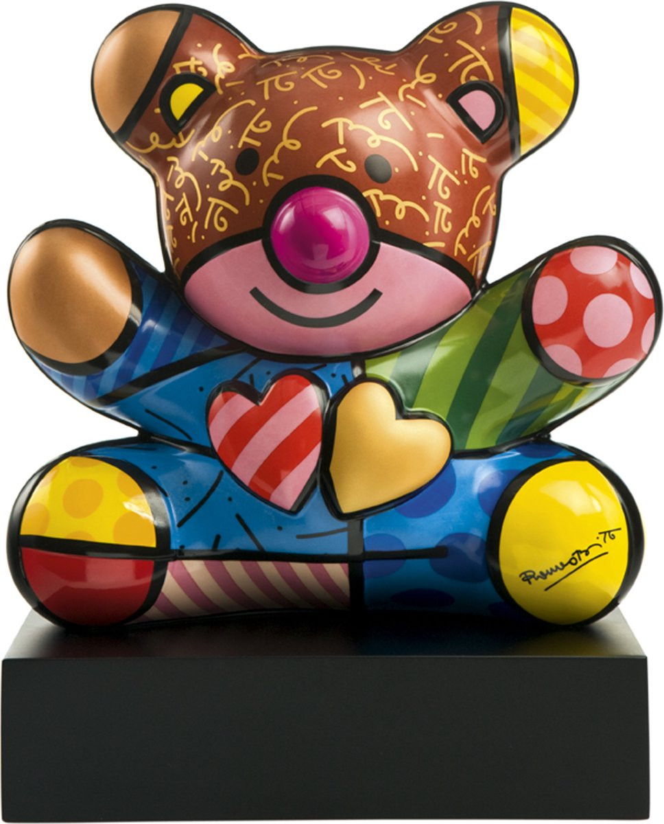 Goebel Romero Britto Truly Yours Decoratief Porseleinen Beeld - Limited Edition - 30 cm