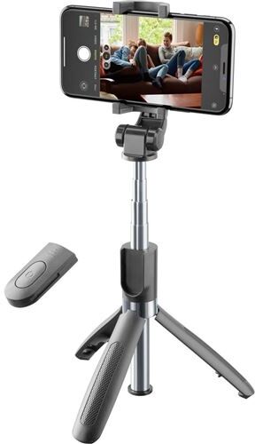 Cellular line Selfie Stick Cellularline Freedom Tripé Bluetooth com Luz