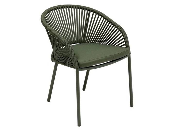 Fauteuil de jardin Oryon empilable vert laurier - Hespéride