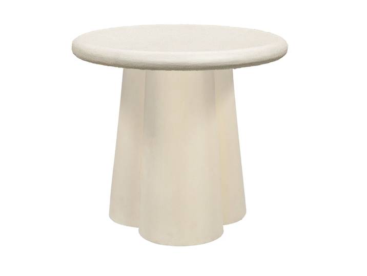 Sohome Ronde Bijzettafel Scottie Beton, 50cm - Beige