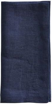 Set of 4 Marseille Linen Napkins - Navy - Ballard Designs