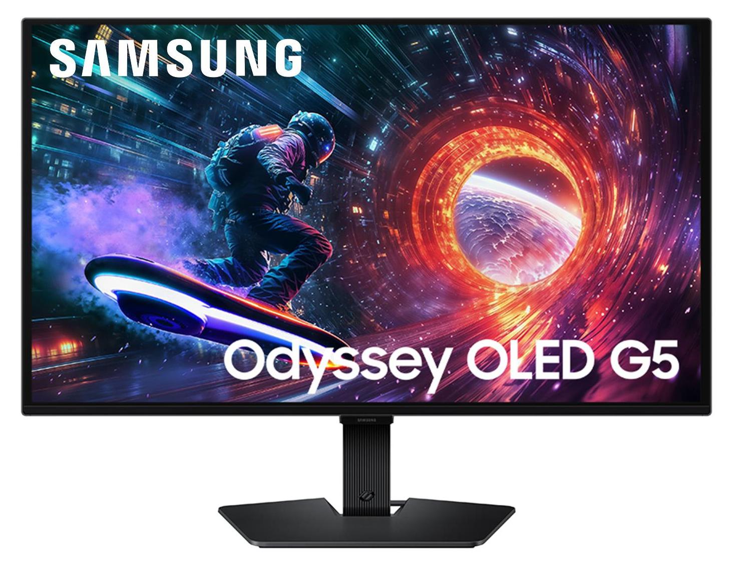 Samsung G50F, 68,6 cm (27"), 2560 x 1440 Pixel, Quad HD, OLED, 0,03 ms, Schwarz