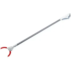Müllgreifer FLORA Greifboy 40 mit Stahlgriff, 105 cm stabile Greifzange zum aufsammeln von Unrat, offene Spitzen