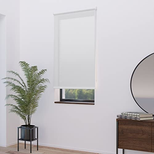 MADECOSTORE Verduisterend rolgordijn Serie Must, Wit, B: 154 cm, H: 190 cm