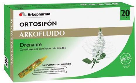 Arkopharma Arkofluid Orthosiphon 20 Drinkable Ampoules