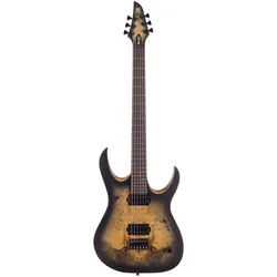 Mayones Duvell Elite 6 Custom BB Natural Fade Black Burst - E-Gitarre