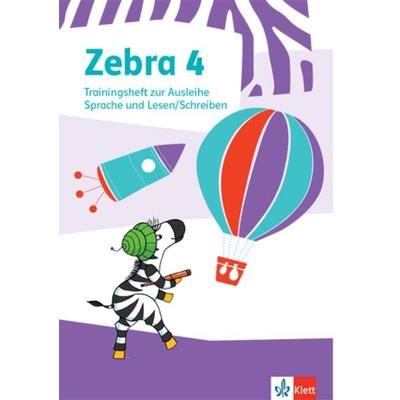 Zebra 4. Trainingsheft zur Ausleihe. Sprache und Lesen/Schreiben Klasse 4, Geheftet von , Klett Schulbuchverlag, 978-3-12-270984-6