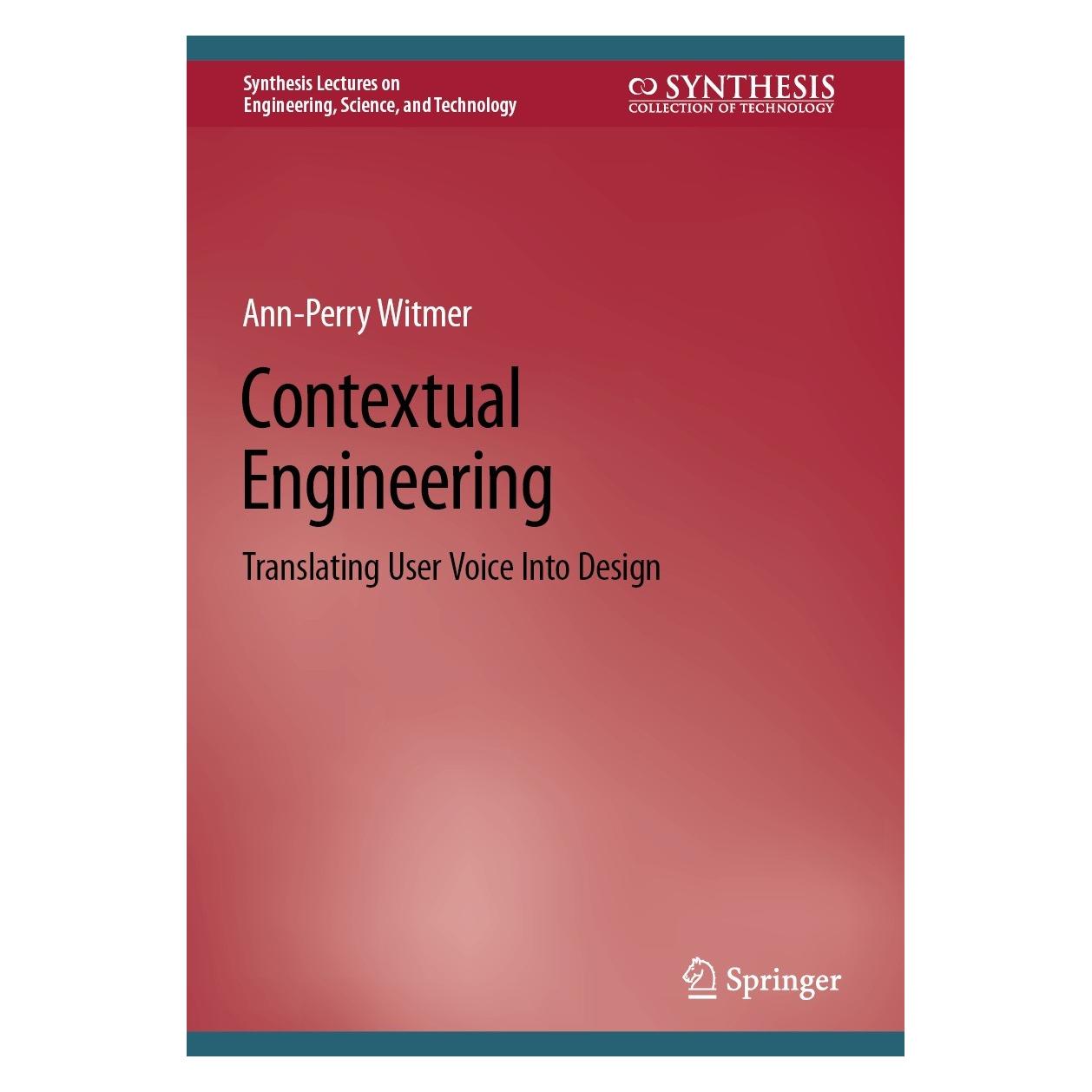 Springer Witmer:Contextual Engineering (Englisch, Hardcover, Ann-Perry Witmer) (9783031076916)
